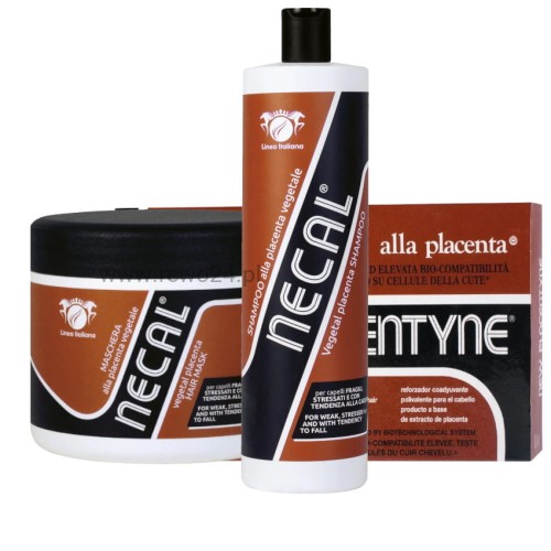 Zestaw na wypadanie włosów Linea Italiana Necal Placenta - Powiększony