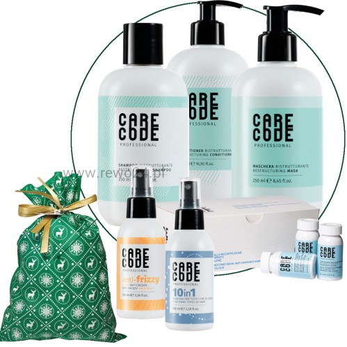 Zestaw świąteczny kosmetyków Care Code Restructuring - Mega Powiększony
