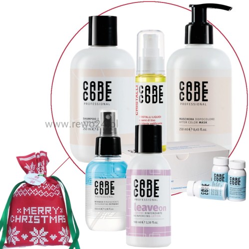 Zestaw świąteczny kosmetyków Care Code After Color- Mega Powiększony
