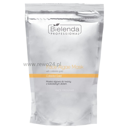 Bielenda Maska algowa do twarzy z koloidalnym złotem 190g