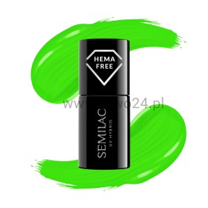 Semilac 447 Lakier Hybrydowy Loco Lime 7ml