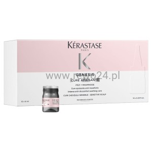 Kérastase Genesis Cure Apaisante Ampułki kojące do wrażliwej skóry głowy 6ml, 10×6ml