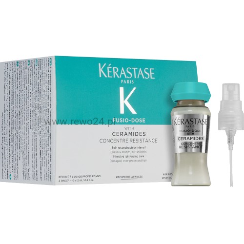 Kerastase Resistance Fusio Dose Concentre Vita Ciment Ampułka do włosów zniszczonych i osłabionych 10×12ml