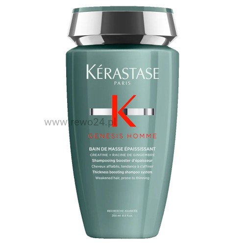 Kérastase Genesis Homme Bain De Masse Epaississant - Szampon wzmacniający przeciw wypadaniu włosów dla mężczyzn 250 ml