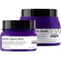 Lorréal Professionnel Keratin Alpha Sleek Mask - Maska wygładzająca do włosów puszących się 250ml, 500ml