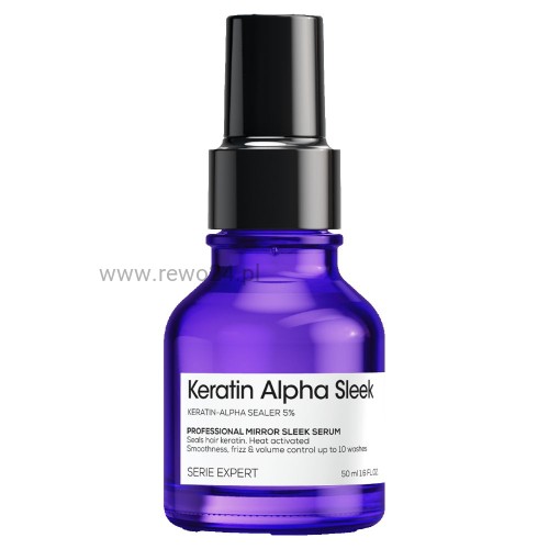Loréal Professional Keratin Alpha Sleek Mirror - Serum wygładzające do włosów puszących się 50 ml