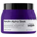 Lorréal Professionnel Keratin Alpha Sleek Mask - Maska wygładzająca do włosów puszących się 500ml