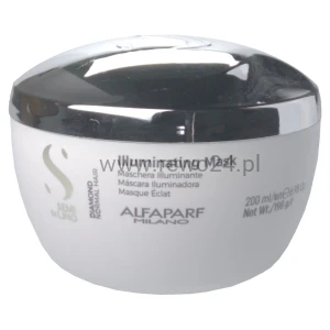Alfaparf Semi Di Lino Diamond Illuminating, Maska rozświetlająca włosy 200ml