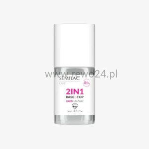Semilac Nail Polish Base/Top 2w1 Hard & Glossy 7ml