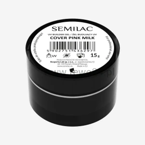 Semilac Builder Gel Cover Pink Milk żel 15ml