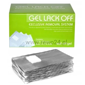 Folia do usuwania lakieru hybrydowego 100szt