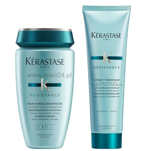 Kérastase Résistance Zestaw szampon Architecte + Cement Termiczny