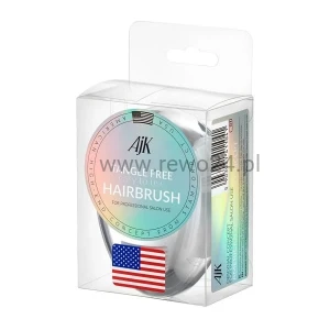 AJK Tangle Free Hairbrush szczotka srebrna mała