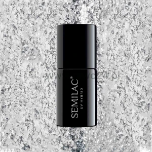 Semilac 292 Lakier Hybrydowy Silver Shimmer 7ml