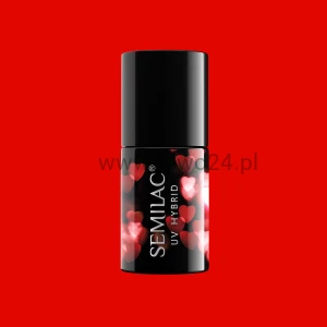 Semilac 317 Lakier Hybrydowy Neon Red 7ml