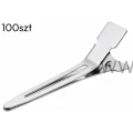 Klips metalowy pojedynczy 100szt