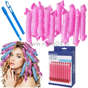 Poniks Magiczne Papiloty Spiralne 20mm 10szt