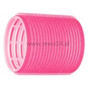 Wałki na rzep 50mm × 6,2cm różowy 12szt