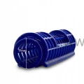 Poniks Wałki z nakładką 17mm × 6,8cm fioletowe 6szt