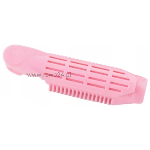 Poniks Wałki z klipsami 19mm×7,2cm różowe 5szt