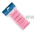 Poniks Wałki z nakładką 28mm×6,8cm różowe 6szt