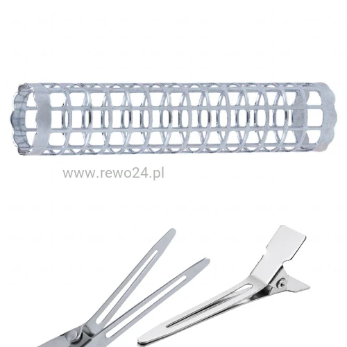 Wałki metalowe 13mm 7szt + Klips pojedynczy 14szt