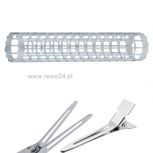 Wałki metalowe 16mm 7szt + Klips pojedynczy 14szt