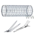 Wałki metalowe 20mm 6szt + Klips pojedynczy 12szt