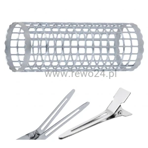 Wałki metalowe 20mm 6szt + Klips pojedynczy 12szt