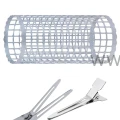 Wałki metalowe 30mm 5szt + Klips pojedynczy 10szt