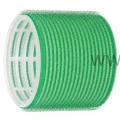Wałki na rzep 55mm×6,2cm zielone 12szt + Klips pojedynczy 24szt