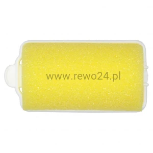 Wałki z gąbki 33mm×6cm żółte 5szt