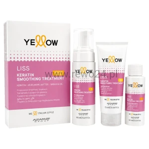 Alfaparf Yellow Liss Keratin Smoothing Treatment - zestaw do keratynowego prostowania