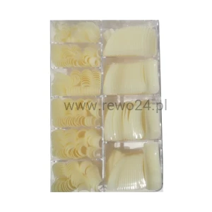 Tipsy naturalne w kasetce 500szt