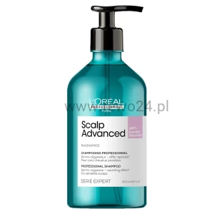 L'Oréal Scalp Advanced Anti Discomfort - szampon kojący do wrażliwej skóry głowy 300ml, 500ml, 1500ml