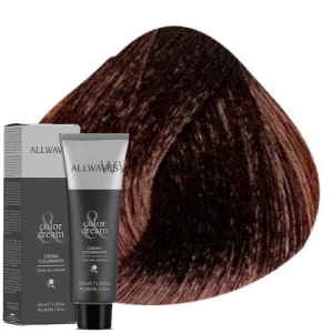 Farba do włosów Allwaves 4.4 Miedziany Średni Kasztan 100ml