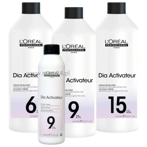 L'Oréal DIA Activateur 1.8%, 2.7%, 4.5% - aktywator do tonerów 236ml/1L