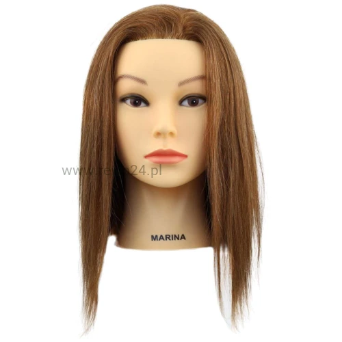 Główka Fryzjerska Treningowa Damska Marina (100%) 30cm - przód