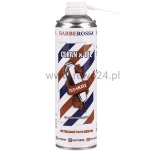 Barberossa Clean & Oil Spray do maszynek 500ml