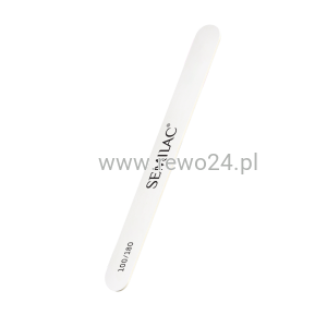 Semilac Pilnik do paznokci drewniany biały 100/180