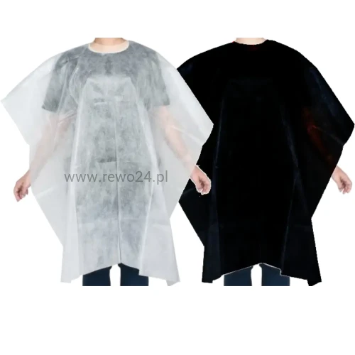 peleryny fryzjerskie jednorazowe flizelinowe