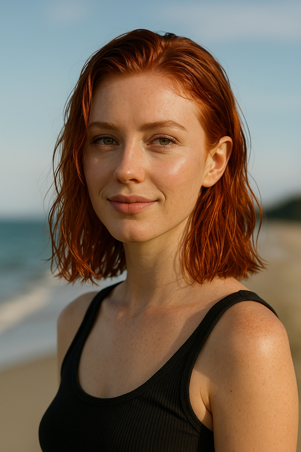 Mokra Włoszka - falowane włosy