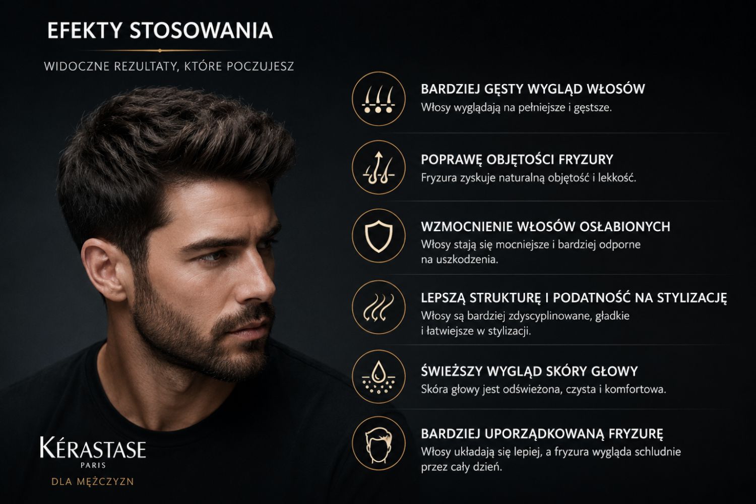 Kosmetyki Kérastase dla mężczyzn